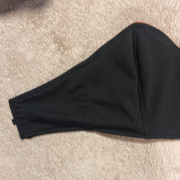 Bustier, size small, orange and black, two side pockets, pre-owned, sexy - Picture 11 of 15